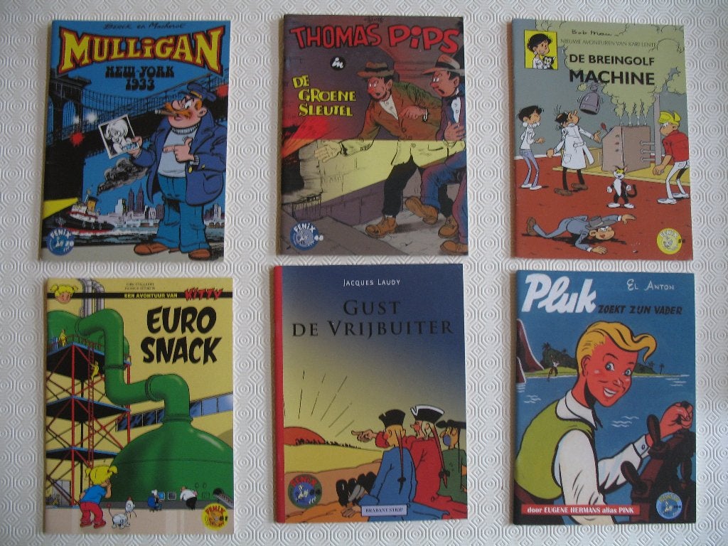 Fenix collectie,1ste druk,6 stuks,o.a Kari Lente,Thomas Pips, Meerdere stripboeken, Ophalen of Verzenden, Zo goed als nieuw
