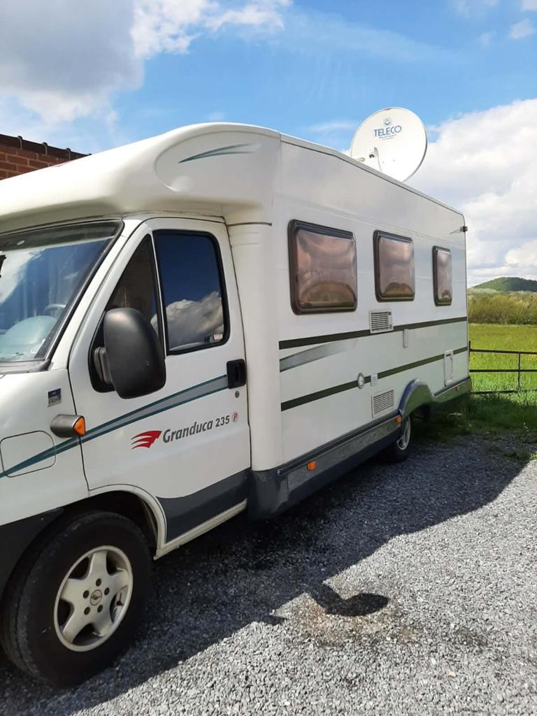 Camping car granduca 235p, Siège standard, Toilette à cassette, Fiat, Boîte manuelle