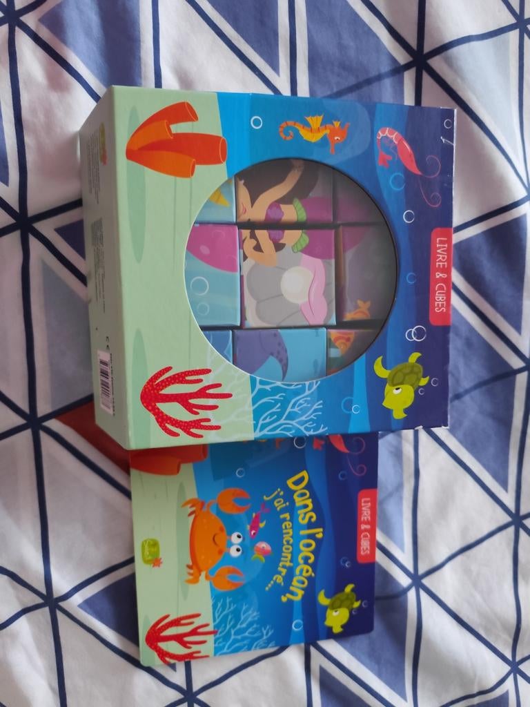 Blok- en boekpuzzel, Ophalen of Verzenden