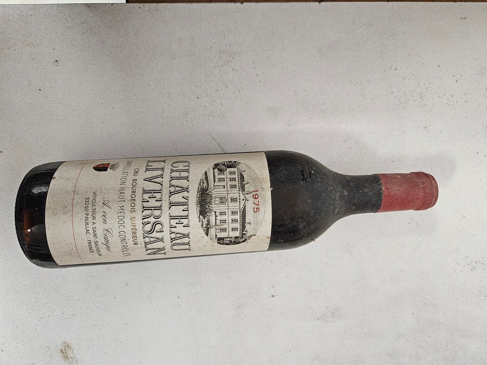 Château Liversan Haut-Medoc, Enlèvement