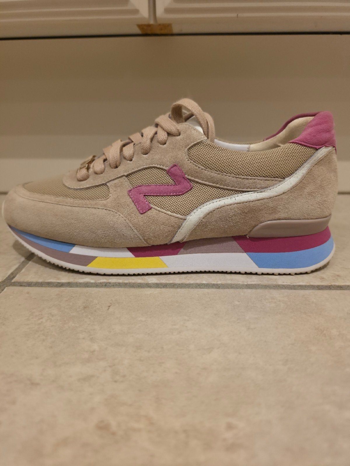 Prachtige Nathan baume sneakers beige/roze maat 40, Ophalen of Verzenden, Zo goed als nieuw, Nathan Baume, Instappers