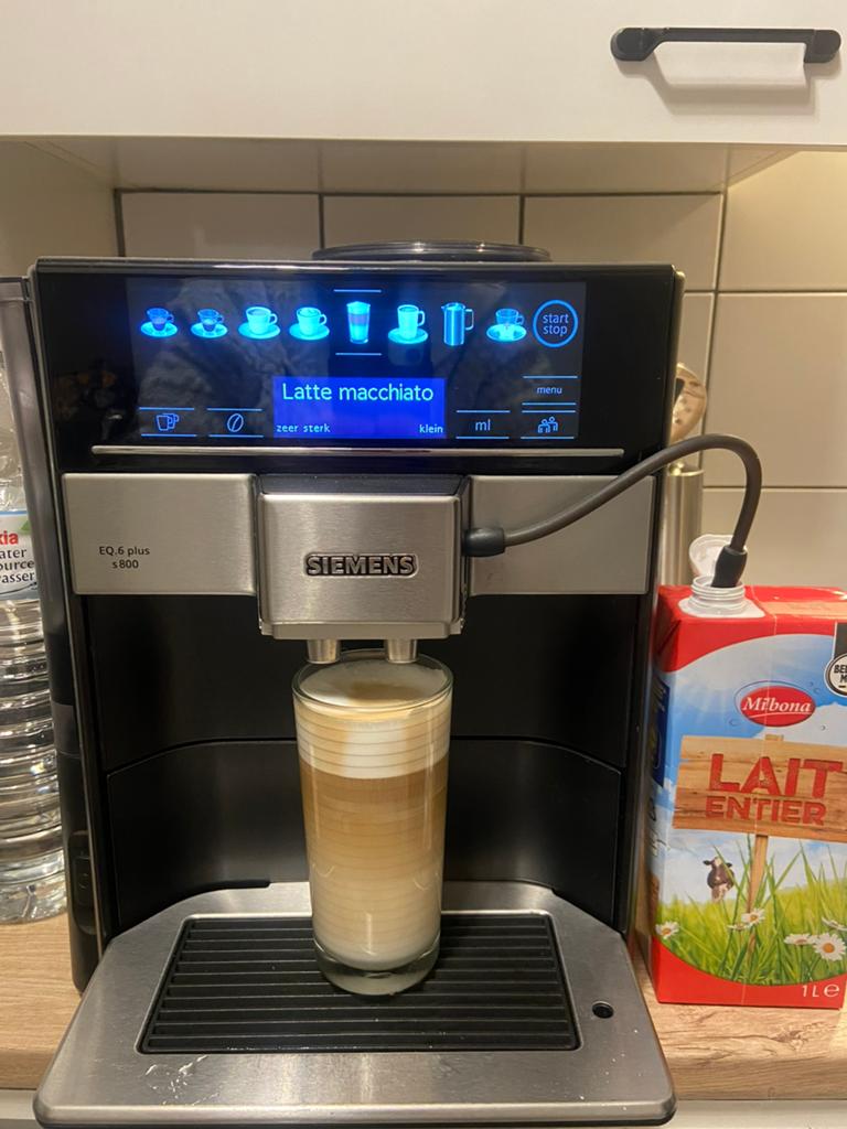 Koffiemachine Siemens EQ.6 Plus s800 - (koffiezetapparaat), Ophalen, Zo goed als nieuw