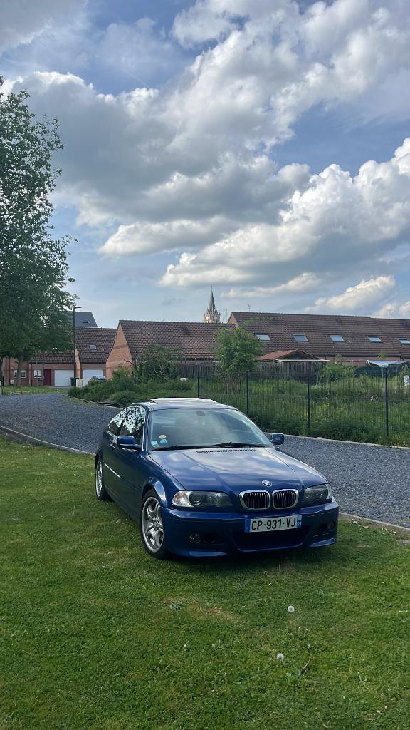 325ci e46, Auto's, BMW, Particulier, 3 Reeks, Benzine, Coupé, 3 deurs, Handgeschakeld, Blauw, Zwart, Leder, Achterwielaandrijving