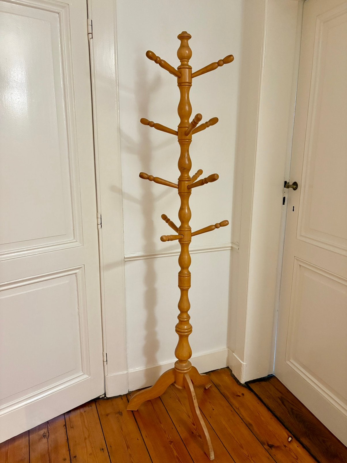Houten kapstok, Huis en Inrichting, Ophalen, Gebruikt, Staande kapstok, 150 tot 200 cm