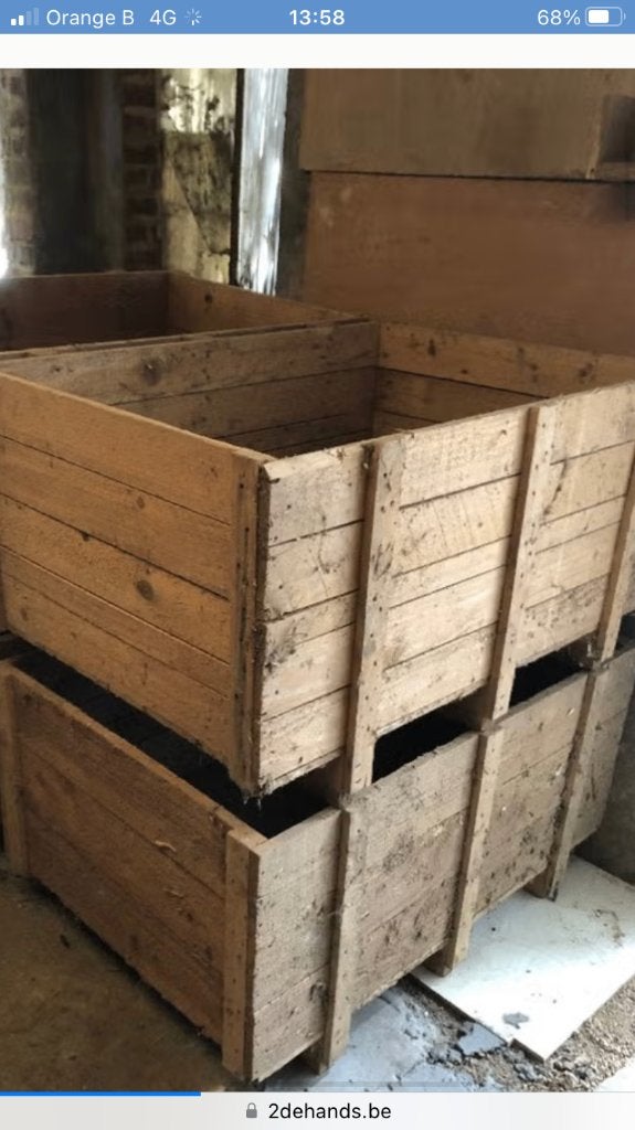 2 houten bakken, Jardin & Terrasse, Enlèvement