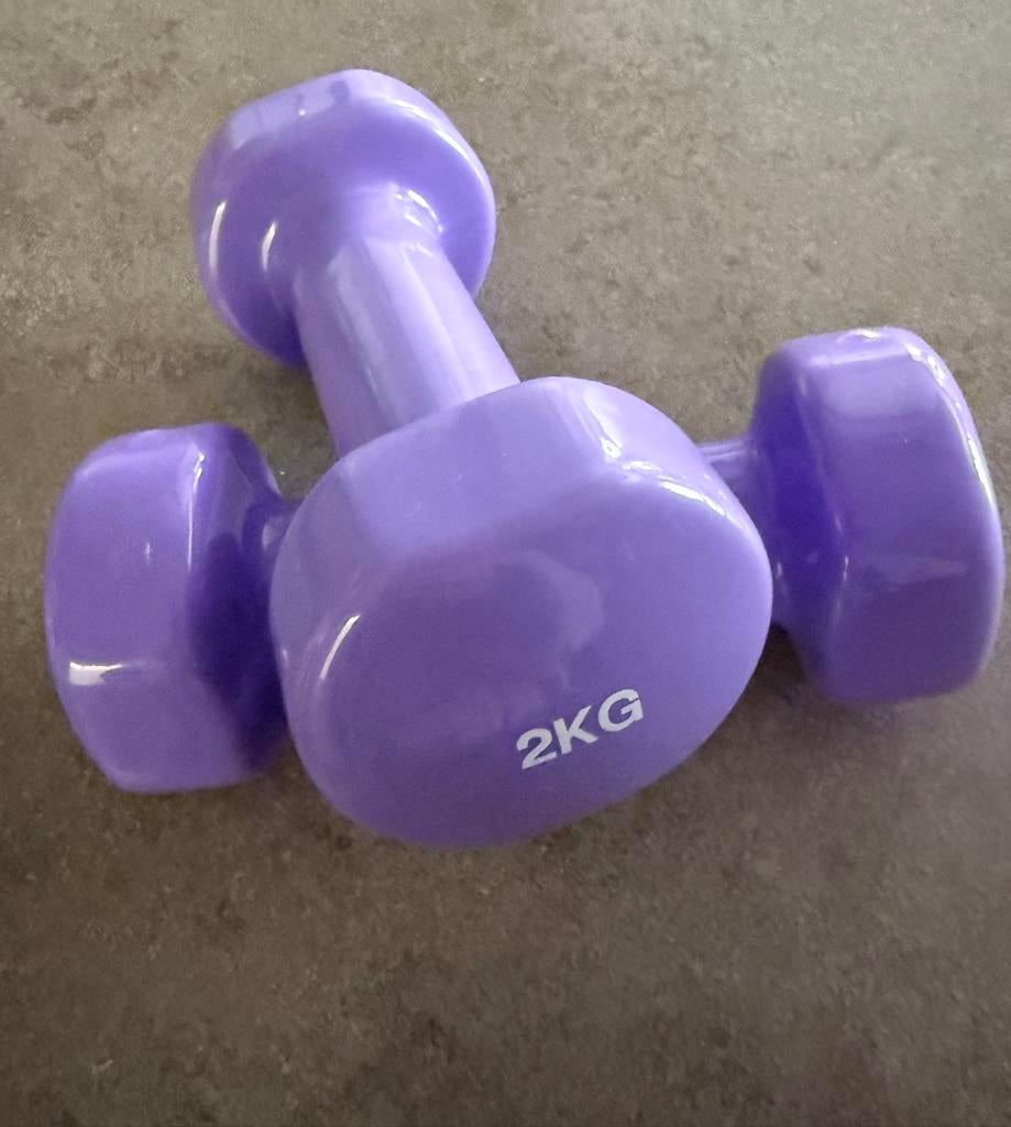 Halterset 2 x 2 kg. Dumbbell, Ophalen of Verzenden, Nieuw, Armen, Halterset