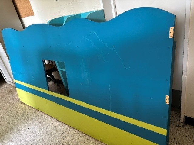 houten wand, Ophalen