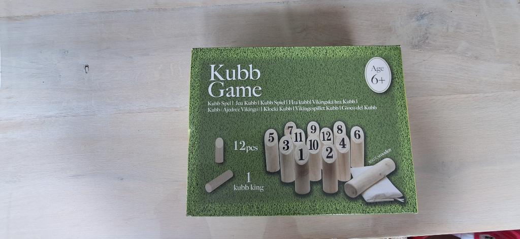 kubb spel, Ophalen, Nieuw