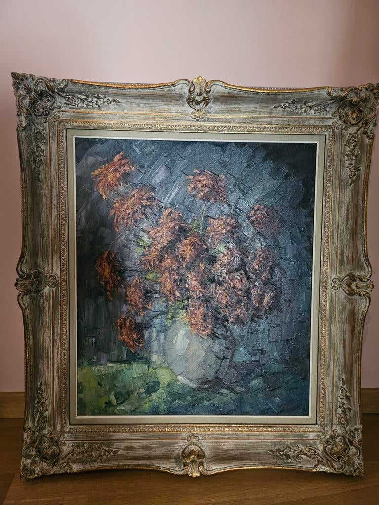 Peinture florale, bouquet dans un vase, Enlèvement