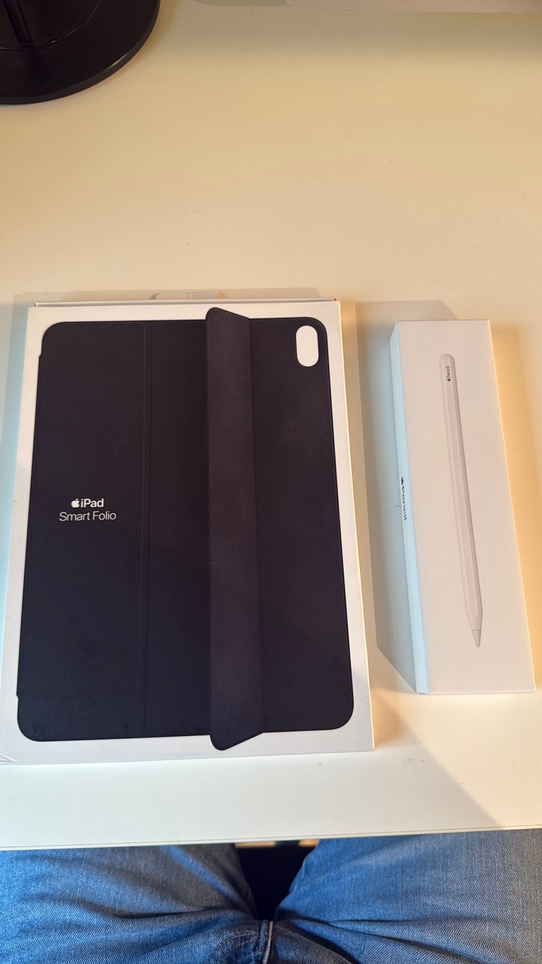 Ipad smart folio en apple pencil 2de generatie, Ophalen, Zo goed als nieuw