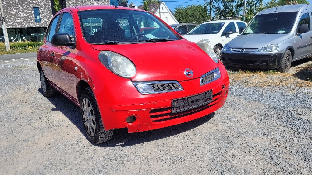 nissan micra 1.3i wordt GEKEURD AIRCO 5deurs 2010, Autos, Rouge, Entreprise, 5 portes, Micra