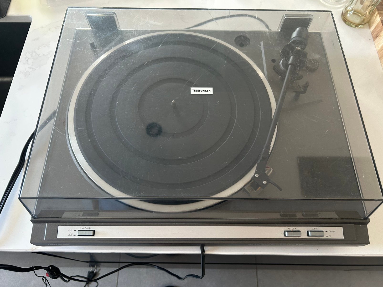 Platenspeler Telefunken, Ophalen, Zo goed als nieuw, Platenspeler