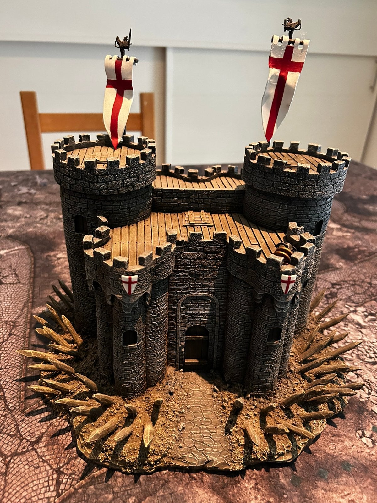 Wargaming terrain Castle, Hobby en Vrije tijd, Ophalen of Verzenden, Zo goed als nieuw