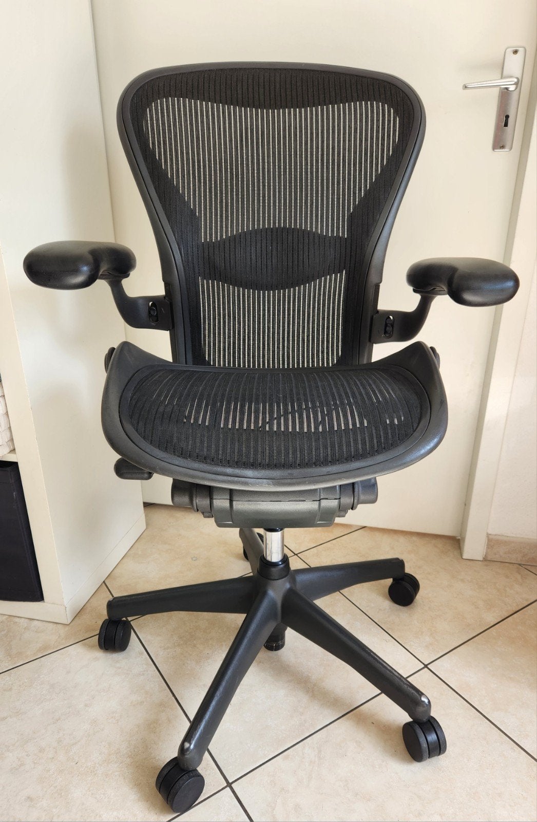 Herman Miller Aeron 2 zwart, Maison & Meubles, Chaises de bureau, Enlèvement, Noir