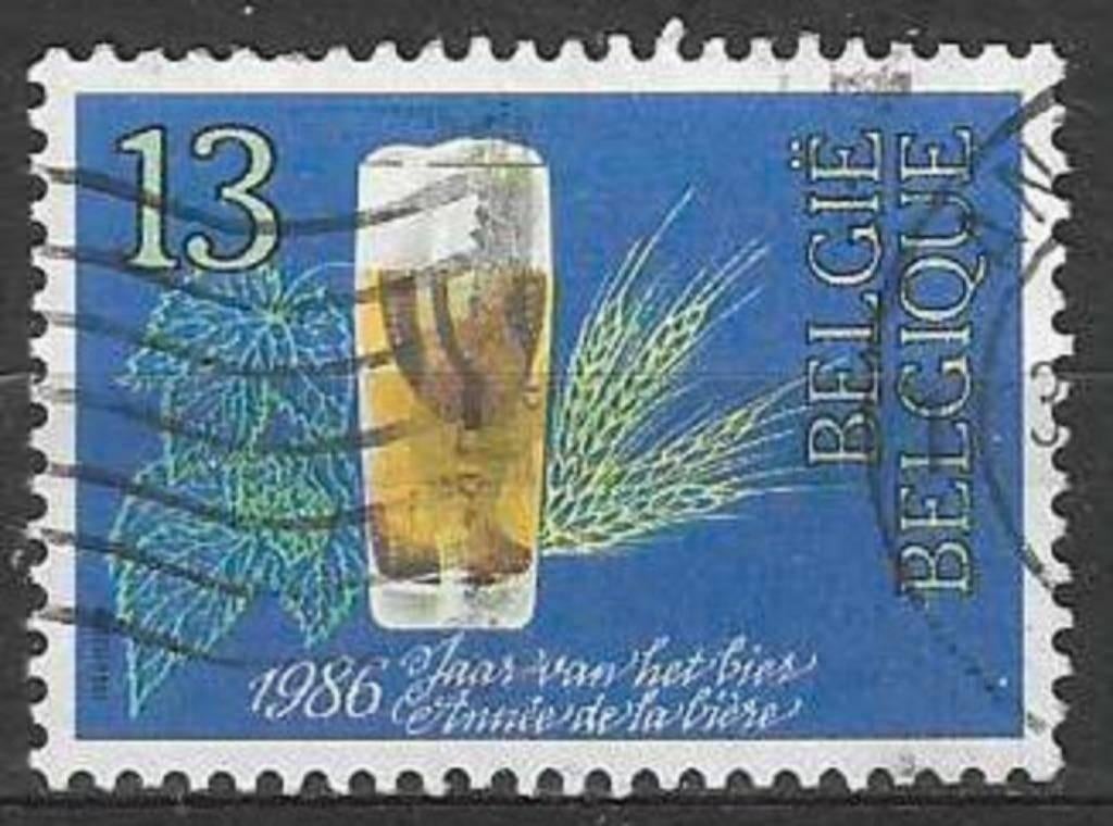 Belgique 1986 - Yvert/OBP 2230 - Bière belge (ST), Envoi, Affranchi, Oblitéré