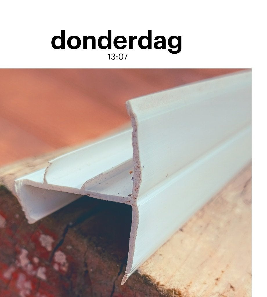 Restant sluitprofiel Unidek dakplaten, Doe-het-zelf en Bouw, Ophalen, Nieuw, Kunststof, Overige typen