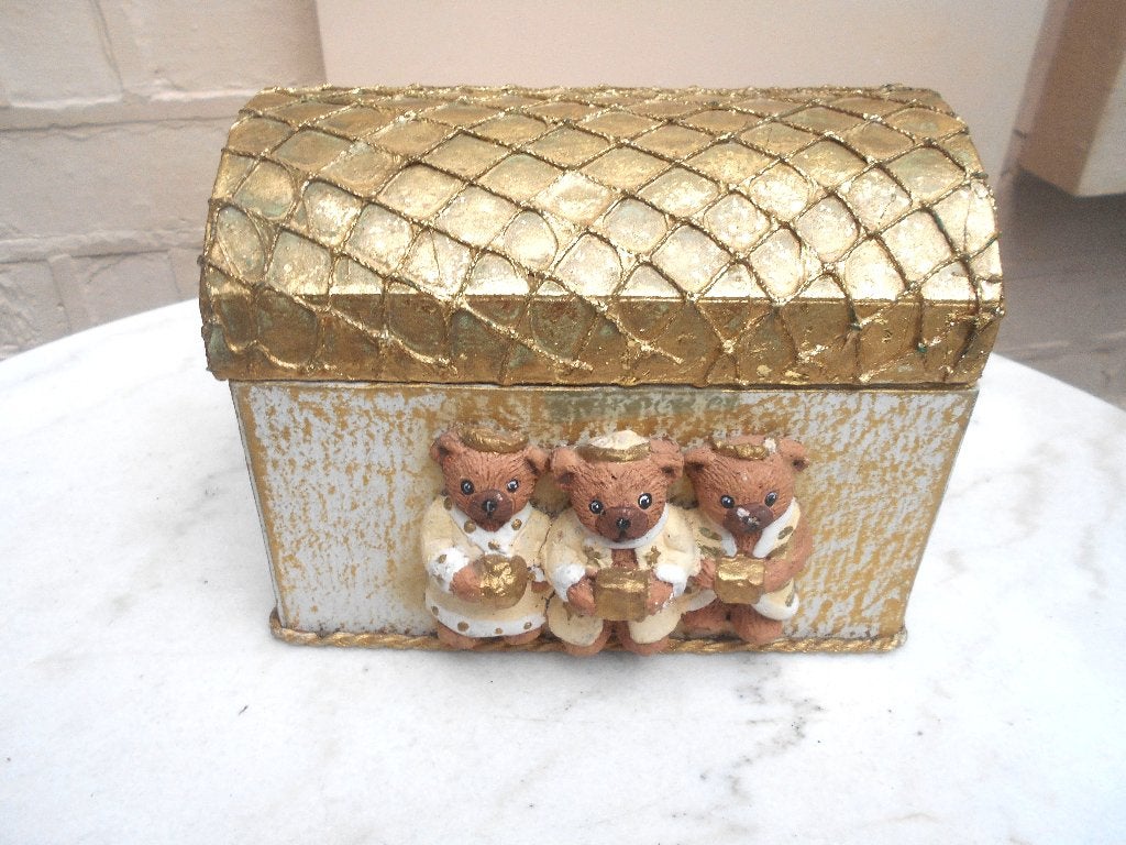 ancienne boite à bijoux en carton, Antiquités & Art, Enlèvement ou Envoi