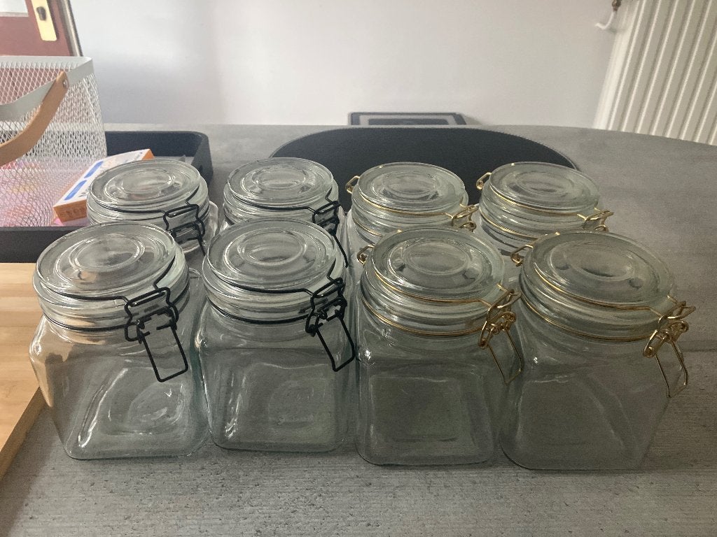 Bocaux en verres, Maison & Meubles, Comme neuf, Verre, Enlèvement, Récipient(s)