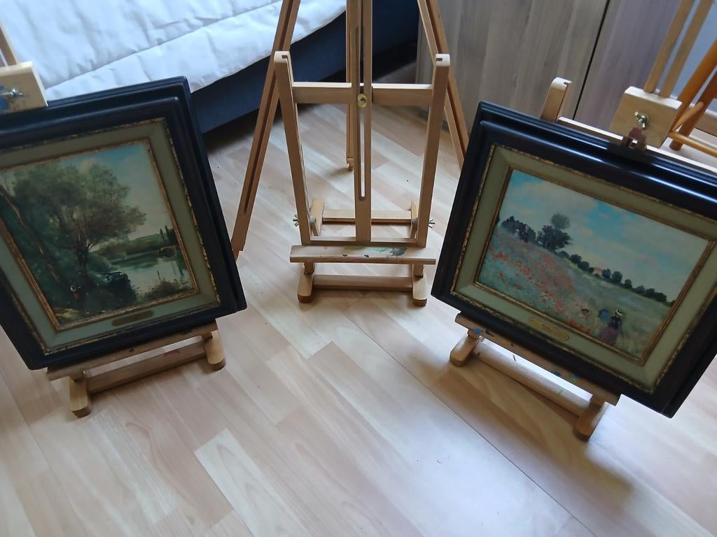 Schilderezels, Ophalen