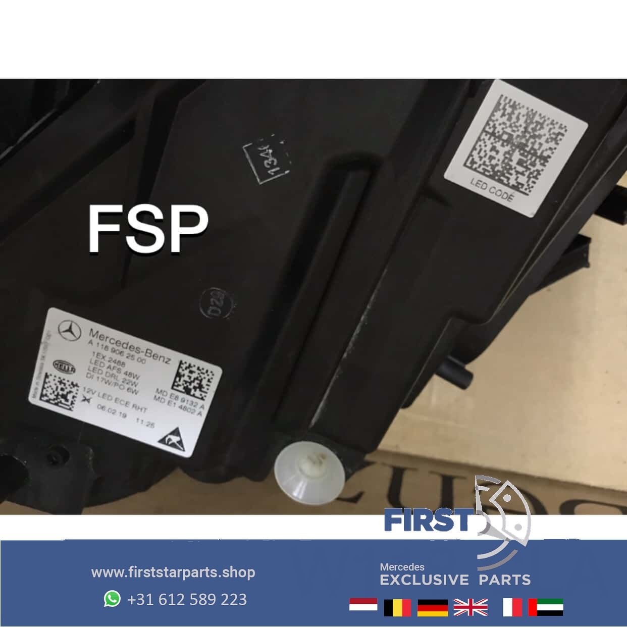 W118 CLA LED HIGH PERFORMANCE KOPLAMP LINKS Mercedes 2019-20, -, -, -