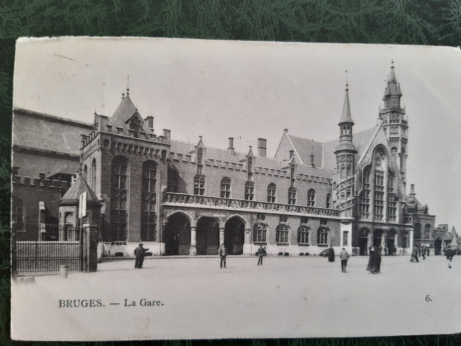 BRUGGE BRUGES LA GARE STATION 1905, Verzamelen, Postkaarten | België, Ophalen of Verzenden