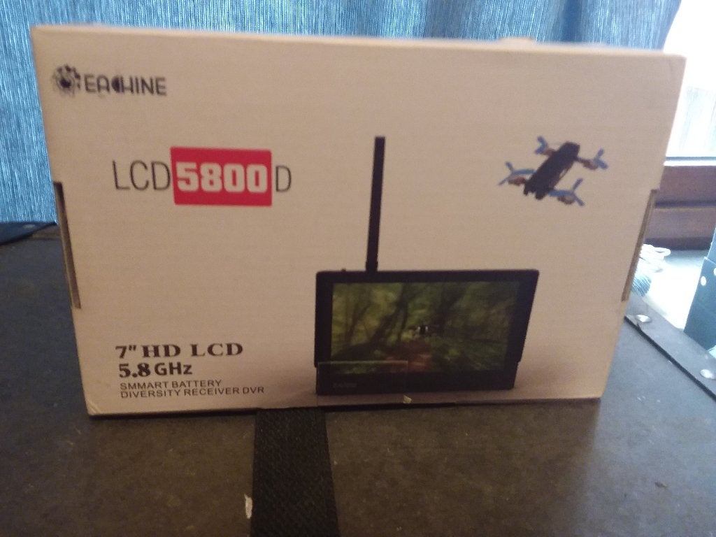 EACHINE LCD5800D 5.8G 40ch 7 inch fpv monitor, TV, Hi-fi & Vidéo, Enlèvement ou Envoi, Autres marques, Neuf, Drone avec caméra