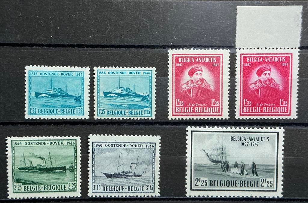 LOTVERKOOP 428. OBP: 725/727 + 749/50. MNH., Ophalen of Verzenden