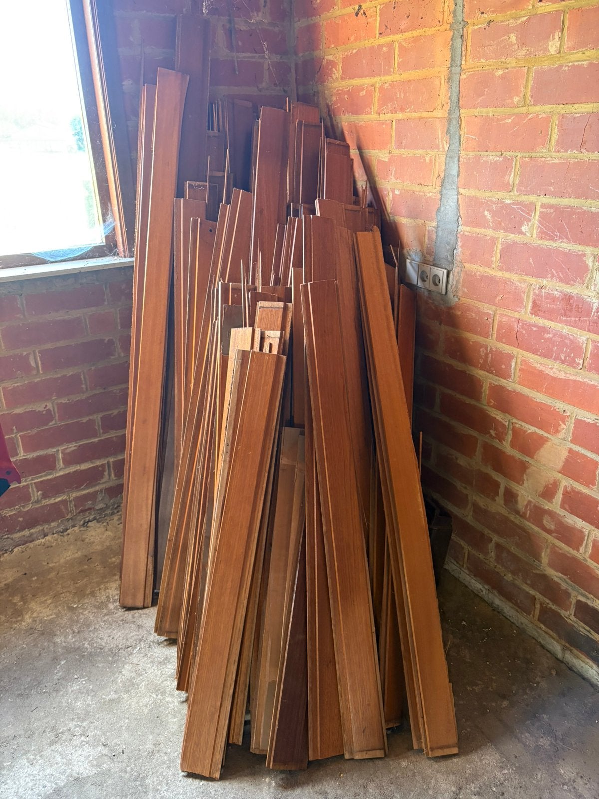 Hout - gratis mee te nemen, Tuin en Terras, Ophalen, Gebruikt, Planken, Hardhout