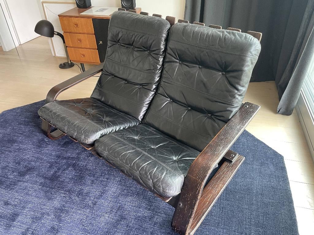 Kleine Scandinavische bank, Huis en Inrichting, Ophalen, Gebruikt, 75 tot 100 cm, Vintage scandinave