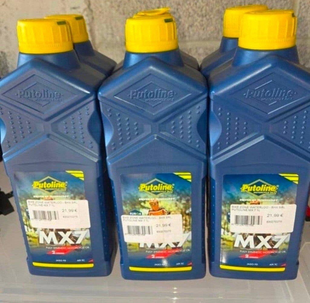 Lot huile Putoline MX7 2T neuf 5 bouteilles, Enlèvement