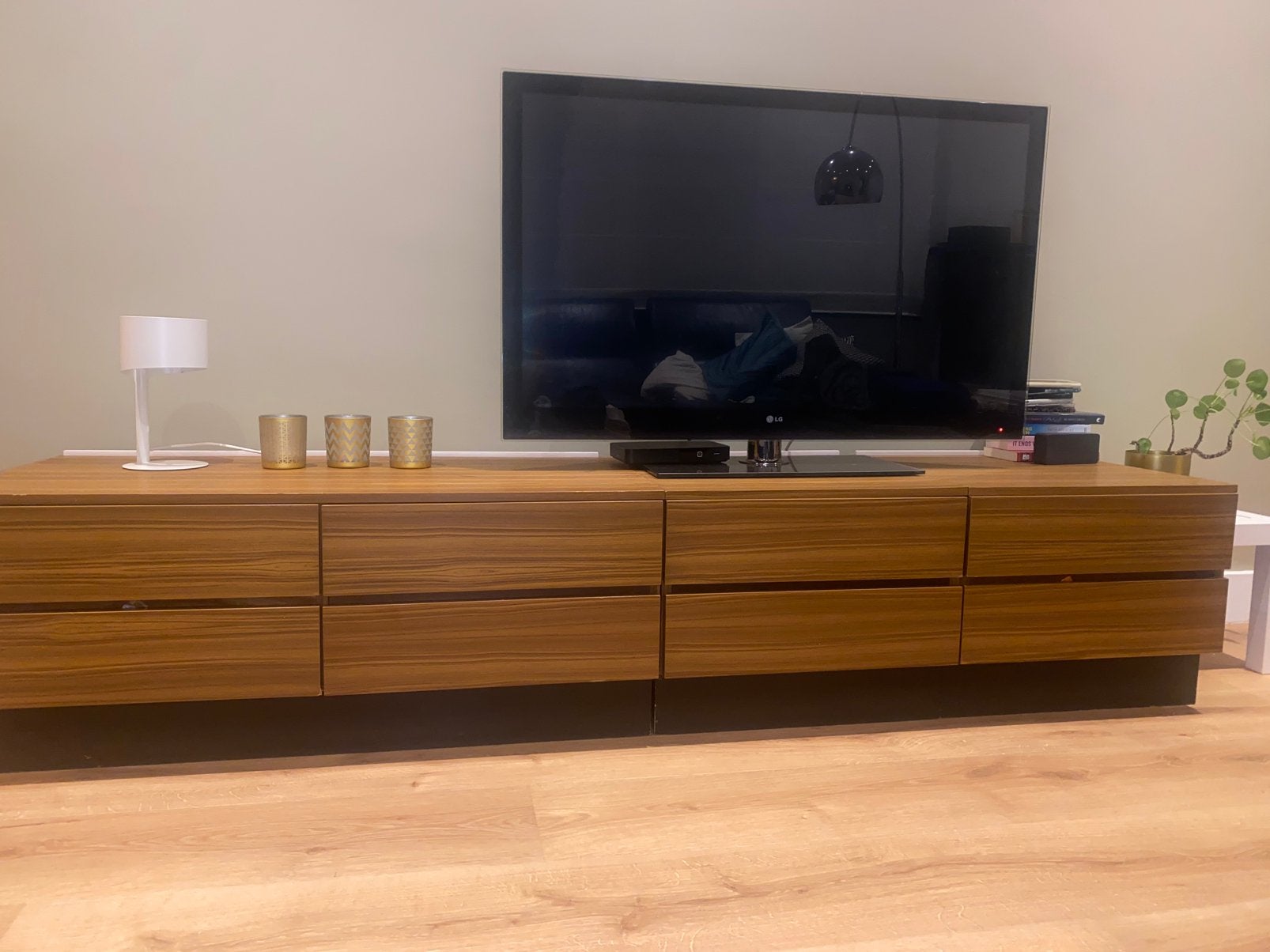 Meuble TV rétro, Maison & Meubles, 200 cm ou plus, Moins de 100 cm, Enlèvement, Utilisé