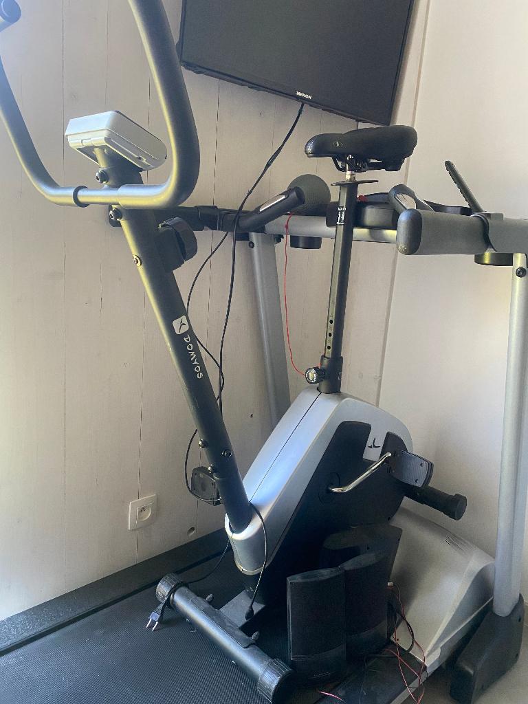 hometrainer domyos, Sport en Fitness, Fitnessapparatuur, Ophalen, Gebruikt, Aluminium, Benen