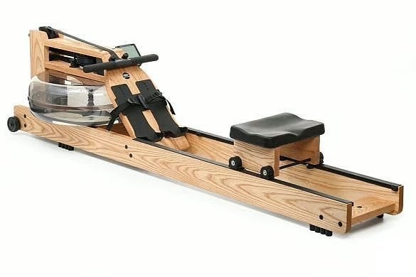 Waterrower eik als nieuw, Sport en Fitness, Fitnessapparatuur, Nieuw, Roeitrainer, Armen, Benen, Borst, Buik, Rug, Overige materialen