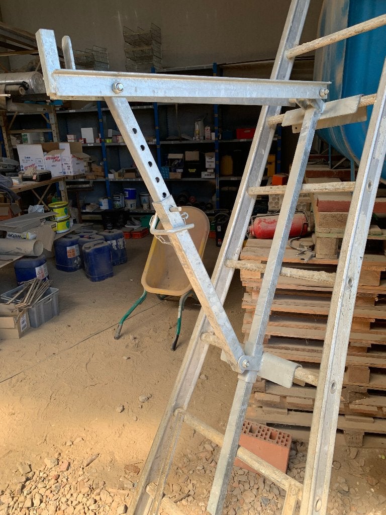 ladderstelling, Ophalen, Zo goed als nieuw, Ladder, 4 meter of meer