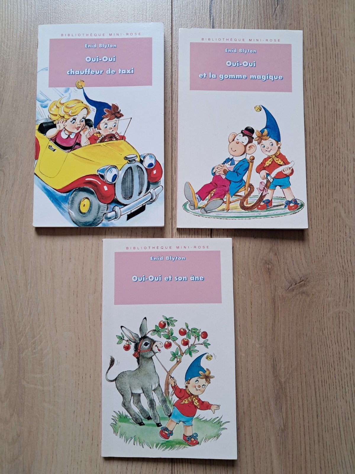Lot de 3 livres Oui-Oui, Livres, Enlèvement ou Envoi, Fiction général, Utilisé, Enid Blyton