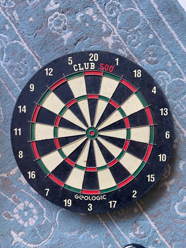 Darts, Ophalen, Gebruikt, Dartbord