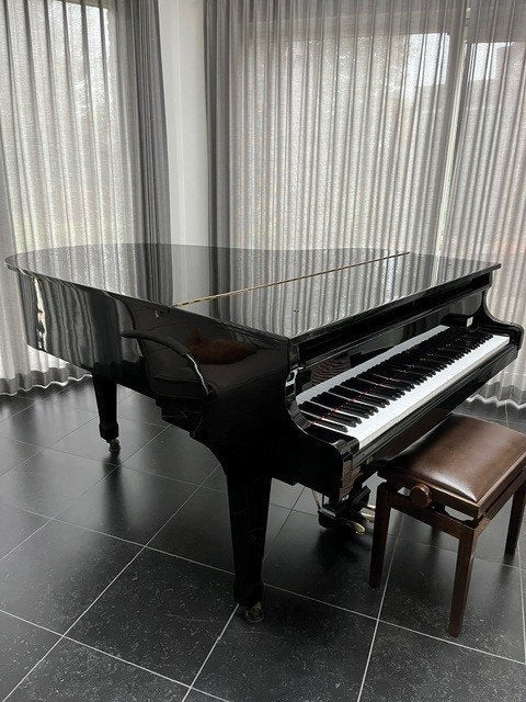 Vleugelpiano, Muziek en Instrumenten, Ophalen, Gebruikt, Zwart, Hoogglans