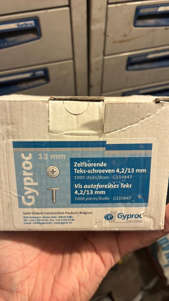 Zelfborende teks-schroeven 4,2/13mm, Ophalen, Nieuw