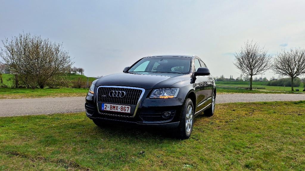 Audi Q5 2.0TDI 163 CV, Autos, Audi, Cuir, Achat, Beige, 1820 kg