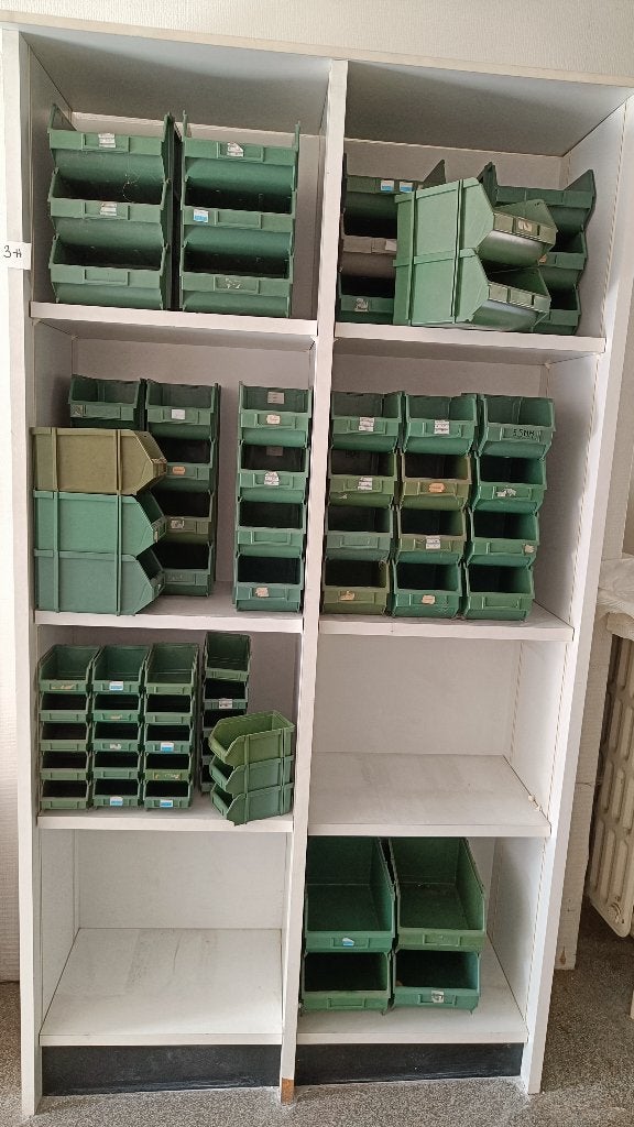 stapelbakjes vanaf 1 euro tot 4 euro/stuk, Doe-het-zelf en Bouw, Kratten en Dozen, Ophalen, Gebruikt