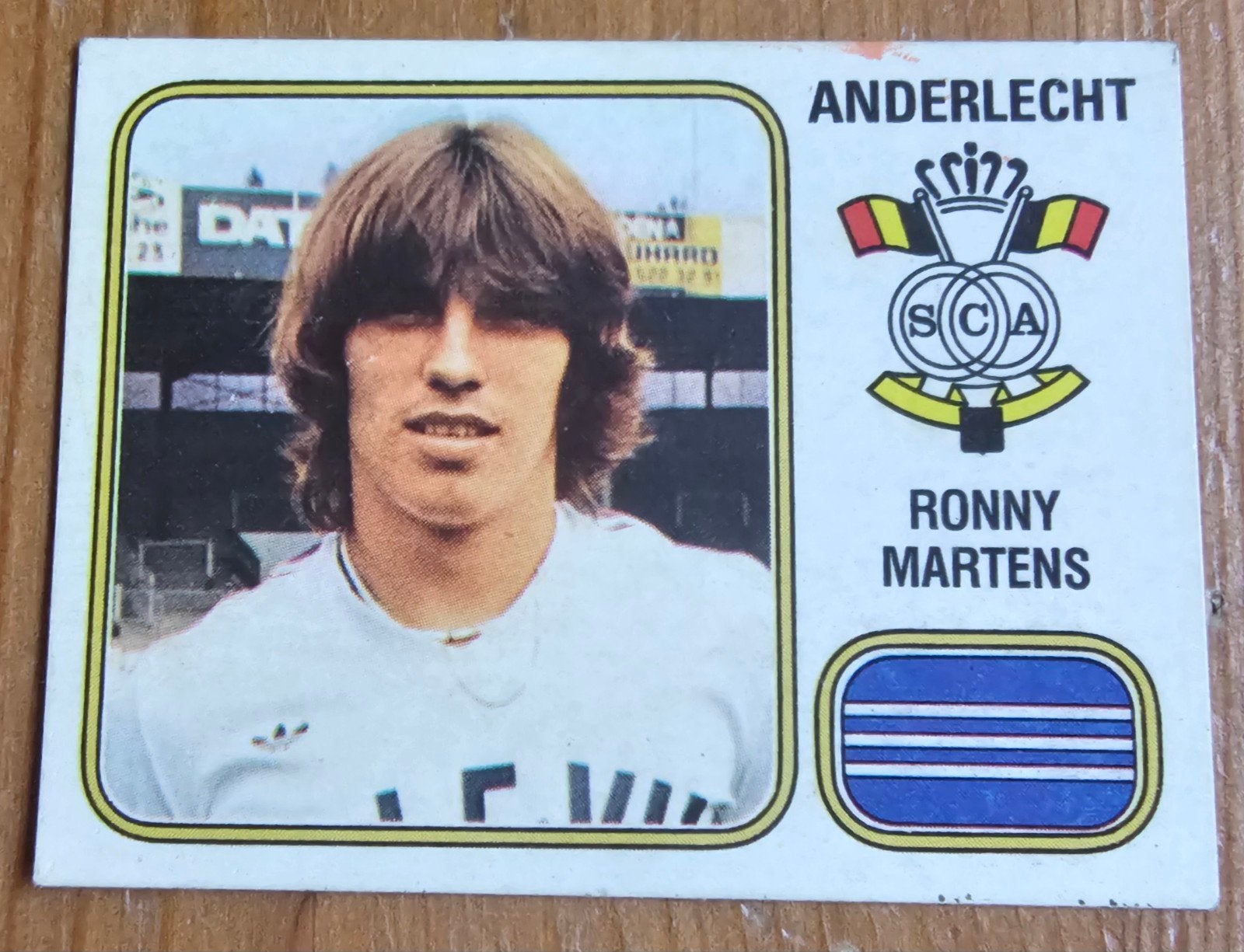 Panini Football 81 #18 Ronny Martens Anderlecht Voetbal!, Ophalen of Verzenden, Sticker