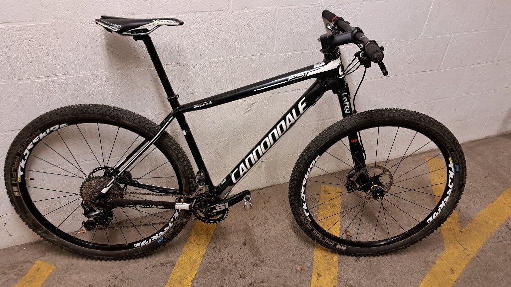 Cannondale F-SI Carbon 3 Large, Fietsen en Brommers, Gebruikt, Hardtail, Heren, Schijfrem