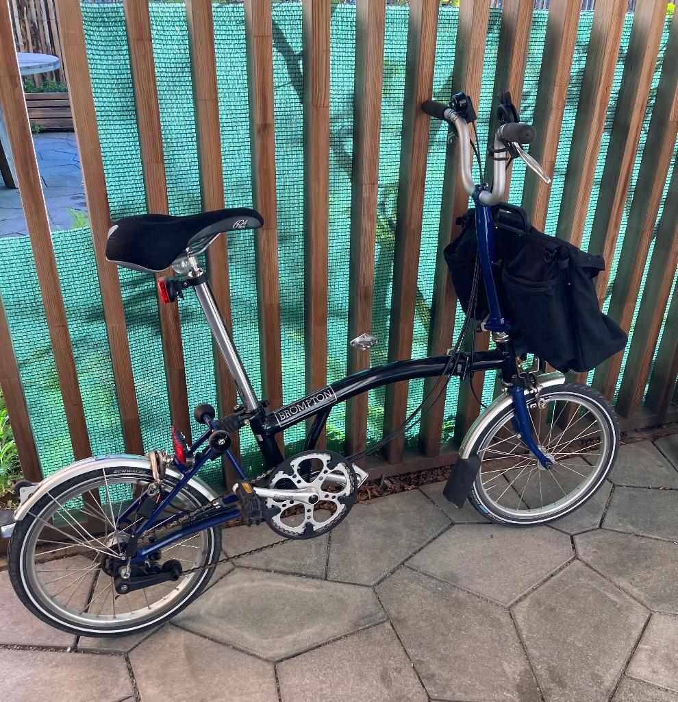 Bromptom vouwfiets, Ophalen, Brompton, Velgrem, Versnellingen
