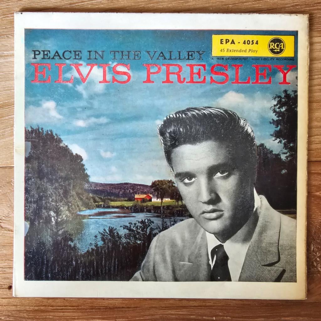 Elvis - peace in the valley - single vinyl 45t / 7", Ophalen of Verzenden, Zo goed als nieuw