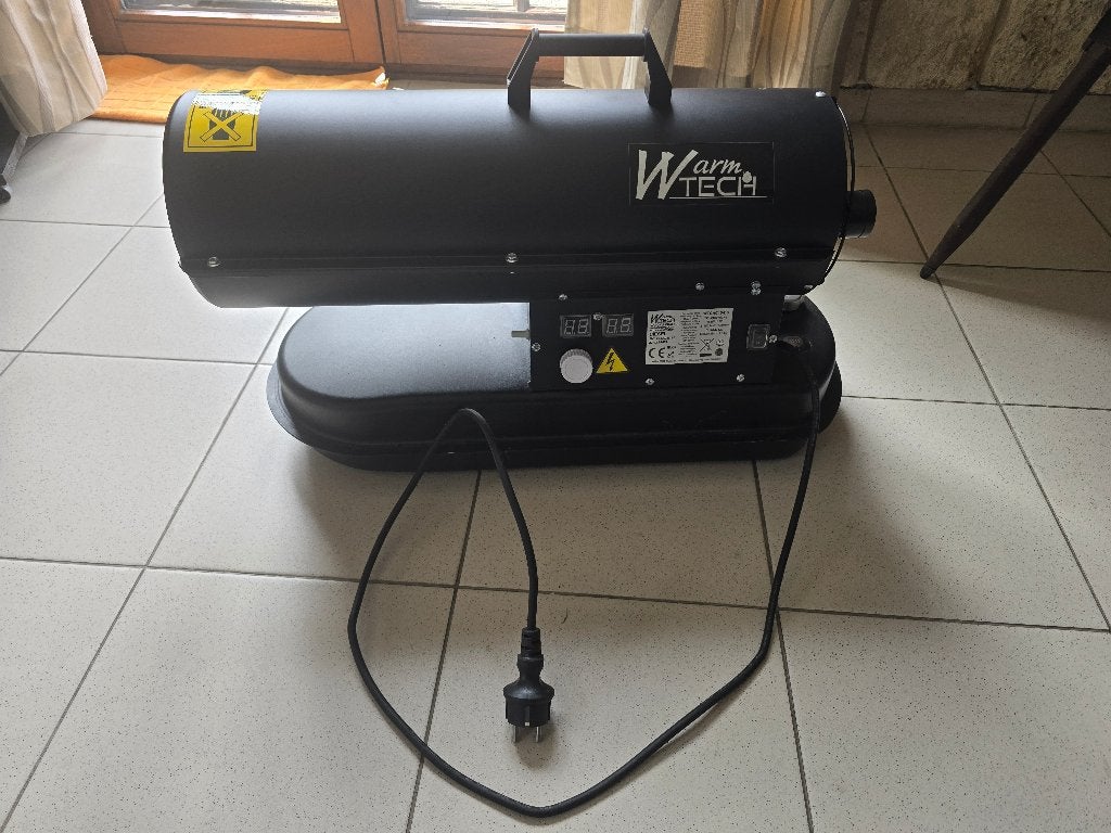 Canon à chaleur Warmtech diesel 15kW, Bricolage & Construction, Enlèvement, Comme neuf, Autres types
