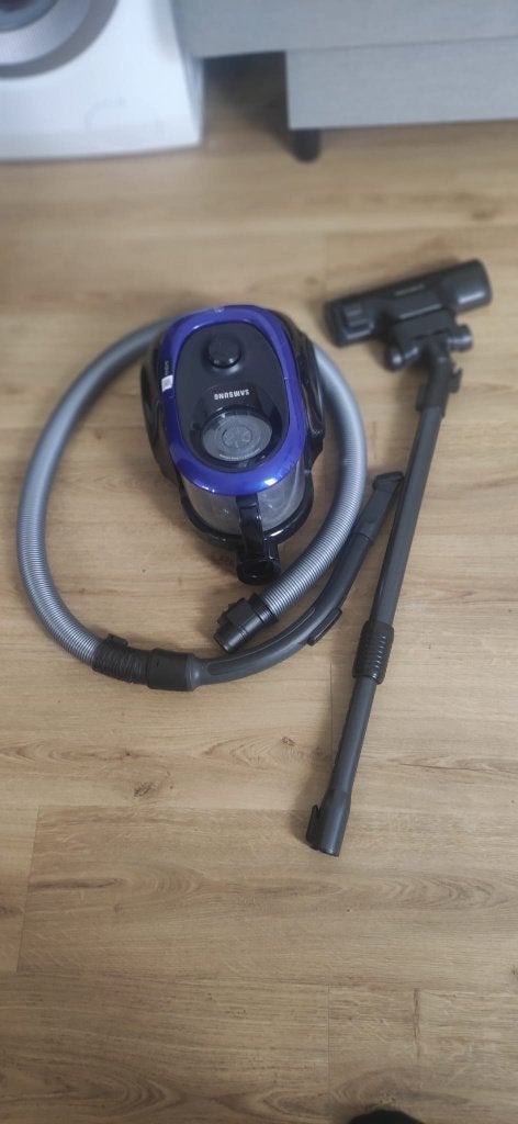 Samsung Stofzuiger zonder zak - Blauw, Elektronische apparatuur, Stofzuigers, Ophalen, Overige typen, Zo goed als nieuw, Minder dan 1200 watt