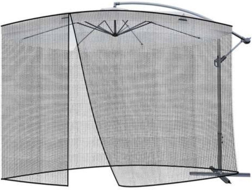 moustiquaire pour tonnelle  diamètre 350 cm et h=260 cm., Jardin & Terrasse, Parasols, Neuf, Couverture de parasol, 3 à 4 mètres