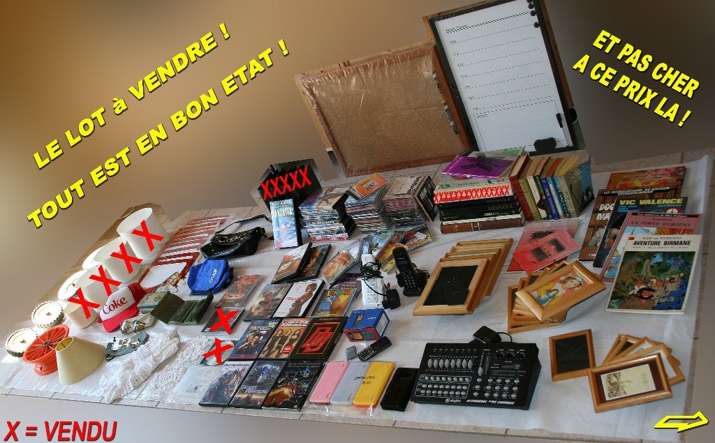 lot pour brocante, Enlèvement, Utilisé