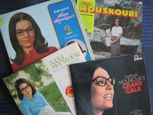 7 lp's & 3 singles - NANA MOUSCOURI, Cd's en Dvd's, Ophalen