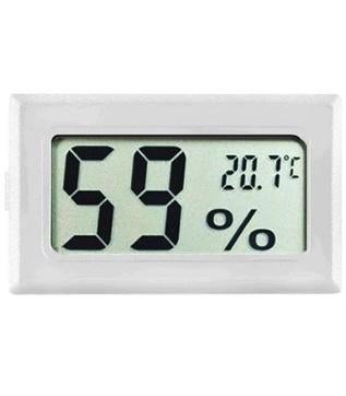 Digitale Thermometer Hygrometer Vochtmeter Klimaatmeter Wit, Ophalen of Verzenden, Nieuw